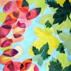 Leaves looking up (watercolour)