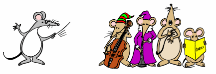 Mouse band cartoon